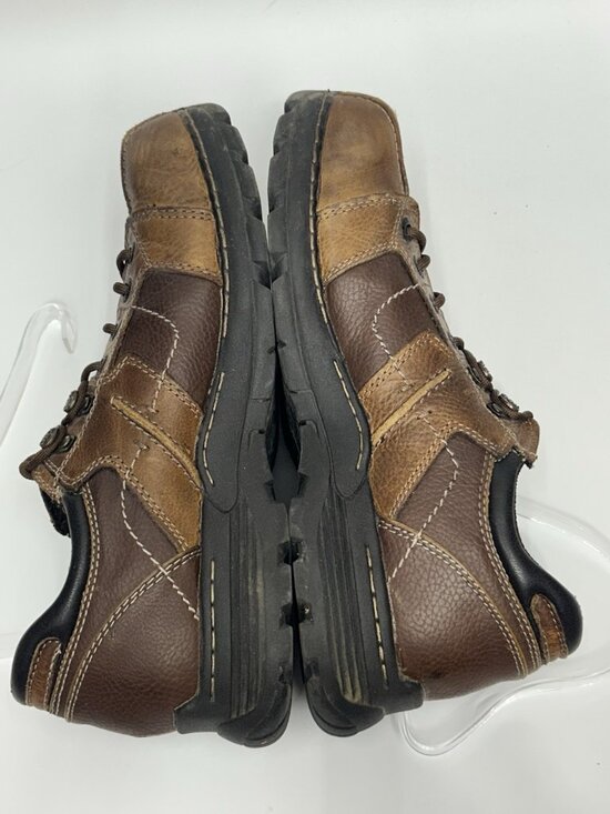 GBX Billiard Mens Shoes 12 Brown Leather Chunky Oxford Casual Shoes Lug Sole Y2K main image 6
